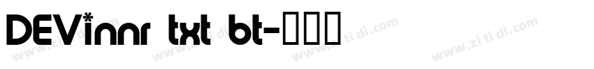 DEVinnr txt bt字体转换